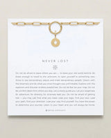 Never Lost Charm Necklace 14k Gold - miamidrugpossession