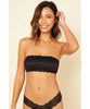 Never Say Never Strapless Bandeau Bra Black - clearpathherbicide