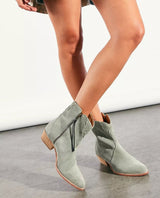 New Frontier Boot Blue Suede - miamidrugpossession