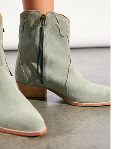 New Frontier Boot Blue Suede - miamidrugpossession