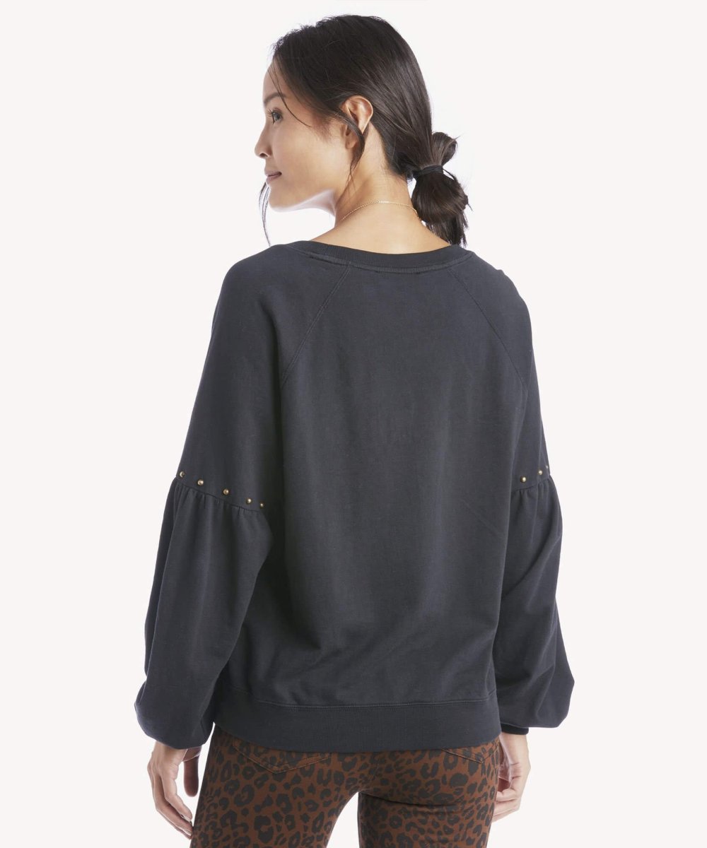 Nico Stud Detail Sweatshirt - miamidrugpossession