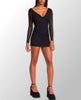 Nikki Long Sleeve Black Dress - clearpathherbicide