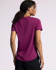 Nikkie Short Sleeve Tee Purple Potion - PINK ARROWS