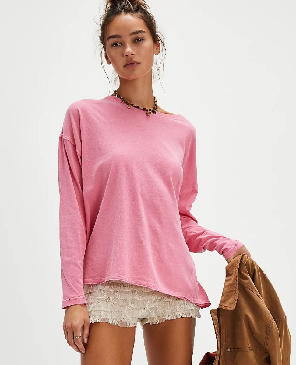 Nina Long Sleeve Flowering Ginger - PINK ARROWS