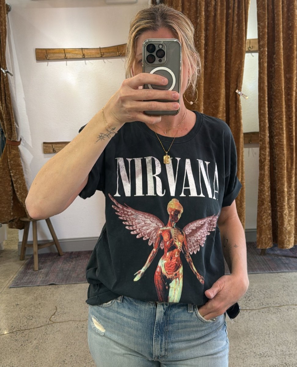 Nirvana In Utero Tee Vintage Black - clearpathherbicide