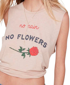 No Rain No Flowers Tank - PINK ARROWS