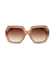 Nola Square Sunglasses Warm Taupe Brown Gradient - PINK ARROWS