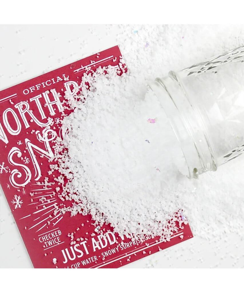 North Pole Snow Card - miamidrugpossession