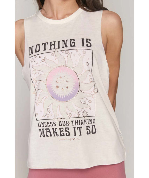 Nothing Is Paradise Tank - PINK ARROWS