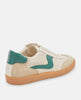 Notice White Green Leather Sneakers - clearpathherbicide