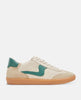 Notice White Green Leather Sneakers - clearpathherbicide