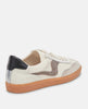 Notice White/Grey Leather Sneakers - miamidrugpossession