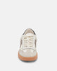 Notice White/Grey Leather Sneakers - miamidrugpossession