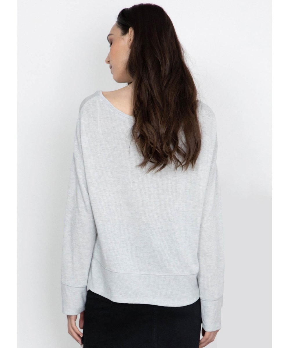 Nova Long Sleeve Top Heather Grey - clearpathherbicide