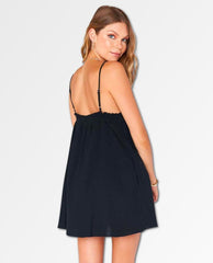 Oasis Mini Dress Black - PINK ARROWS