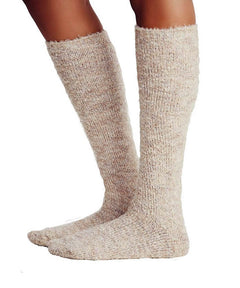 Oatmeal Knee Sock - PINK ARROWS