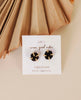 Obsidian Druzy Prong Earrings - miamidrugpossession