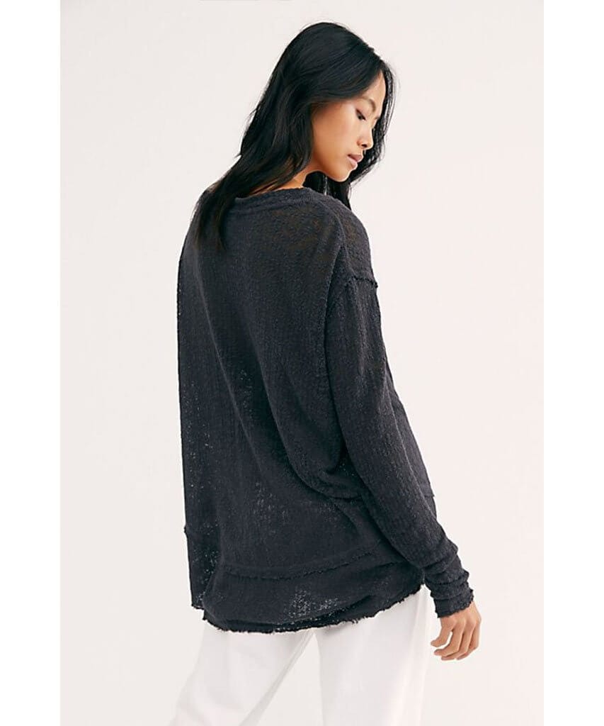 Ocean Air Hacci Sweater Washed Black - miamidrugpossession