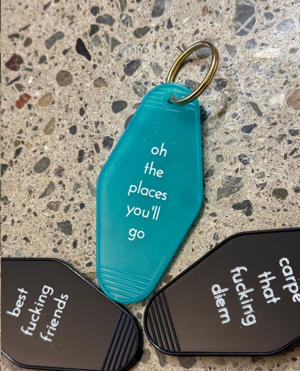 Oh The Places You'll Go Keychain - miamidrugpossession