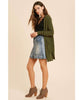 Olive Boucle Cardigan With Pockets - clearpathherbicide