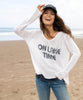 On Lake Time Sweater Indigo White - clearpathherbicide