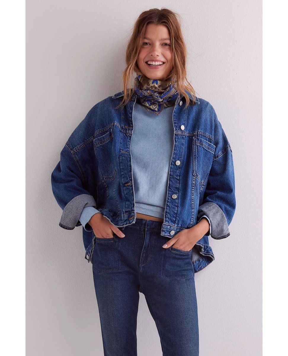 Opal Swing Denim Jacket Got The Blues - PINK ARROWS