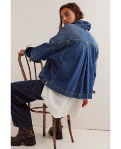 Opal Swing Got The Blues Denim Jacket - PINK ARROWS