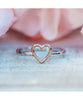 Open Heart Ring Silver - clearpathherbicide