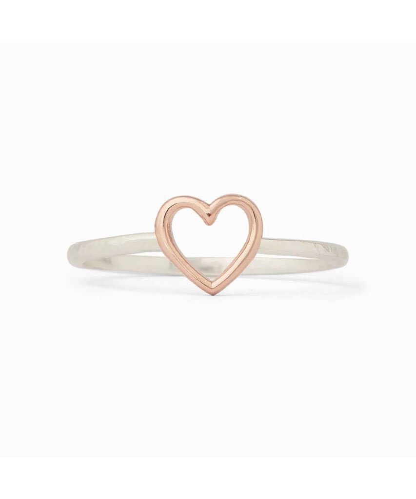 Open Heart Ring Silver - miamidrugpossession