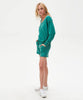 Otto Cut Off Sweatshort French Terry Emerald - miamidrugpossession