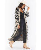 Out and About Cardi Tigre Knit - miamidrugpossession