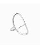 Oval Open Ring Silver - miamidrugpossession