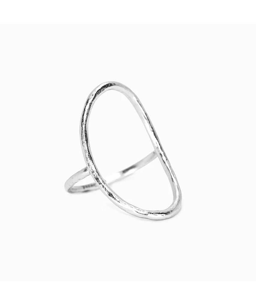 Oval Open Ring Silver - miamidrugpossession