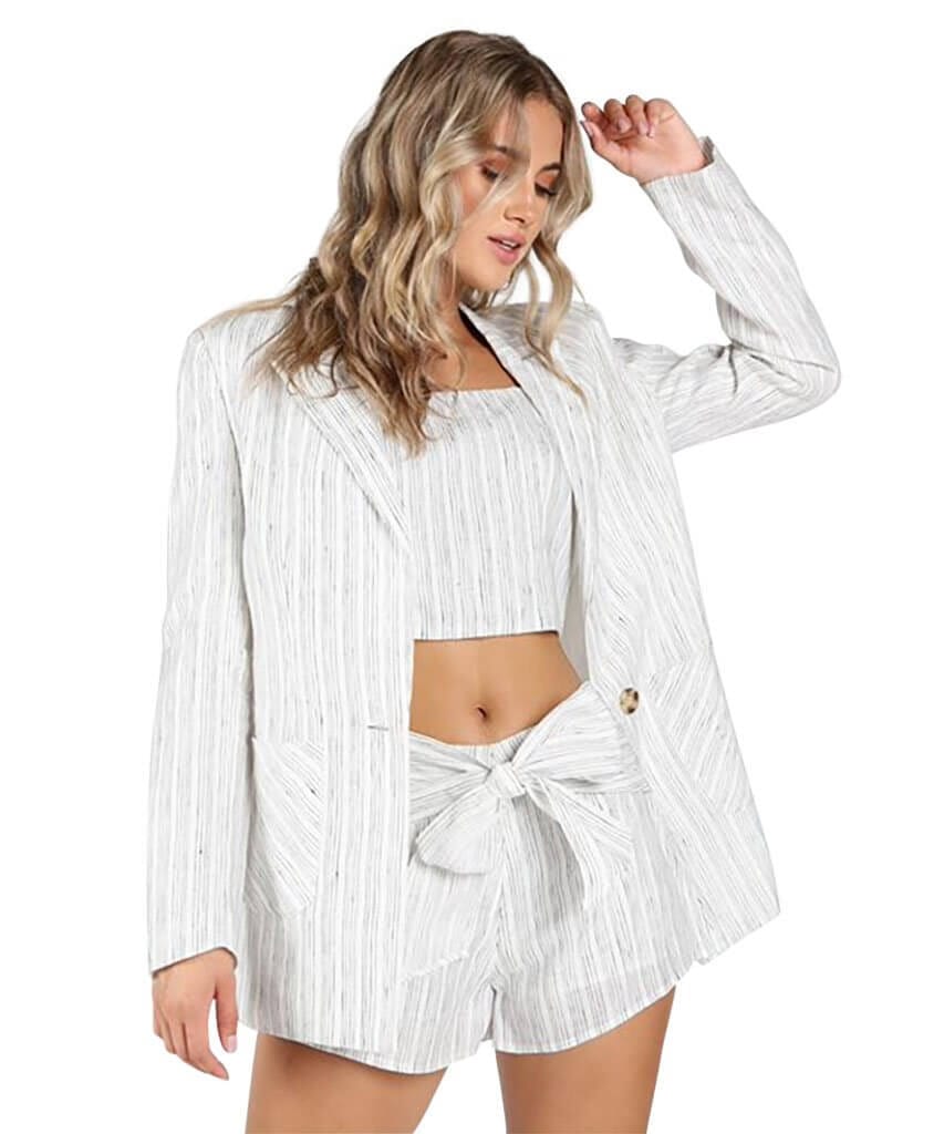 Oversized Stripe Blazer - clearpathherbicide