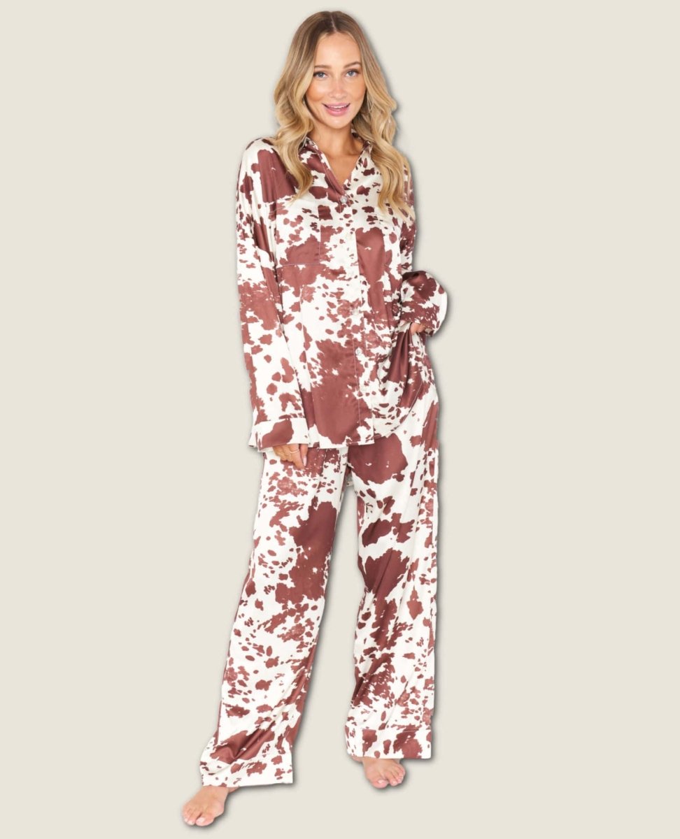 Overslept PJ Set Holy Cow - miamidrugpossession