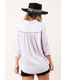 Overtime Button Up Lilac - miamidrugpossession