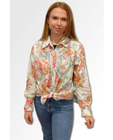 Palm Patch Floral Long Sleeve - miamidrugpossession