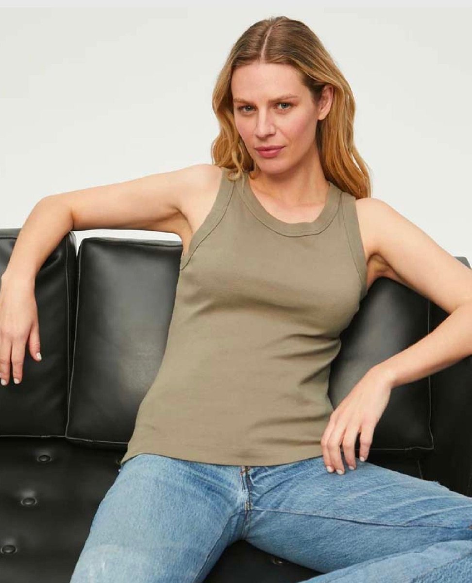 Paloma Tank Olive - miamidrugpossession