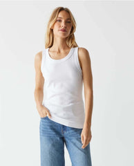 Paloma Tank White - PINK ARROWS