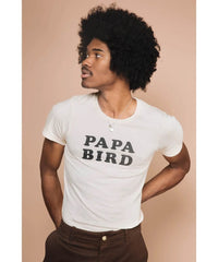 Papa Bird Dad Tee - PINK ARROWS