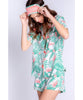 Paradise PJ Short + Mask Set - PINK ARROWS