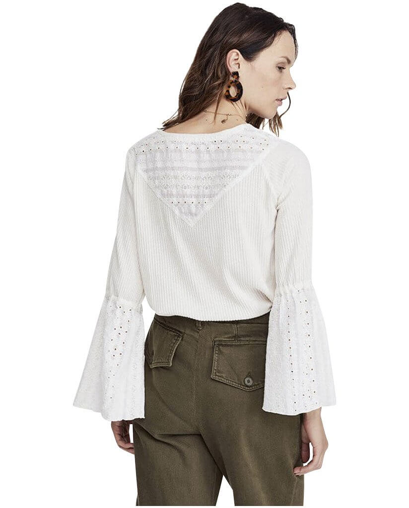 Parisian Nights Top, Ivory - miamidrugpossession