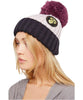 Patched Pom Beanie, Lavender - clearpathherbicide