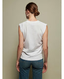 Patti Muscle Tank Optic White - miamidrugpossession