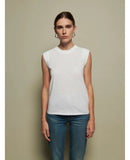 Patti Muscle Tank Optic White - miamidrugpossession