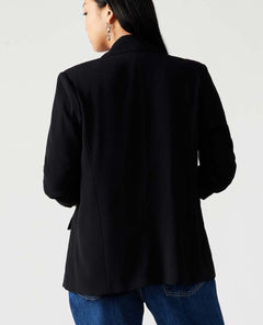 Payton Open Front Blazer Black - clearpathherbicide