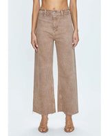 Penny Crop High Rise Wide Cashew - miamidrugpossession