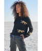 Perci Black Jungle Cat Sweater - miamidrugpossession