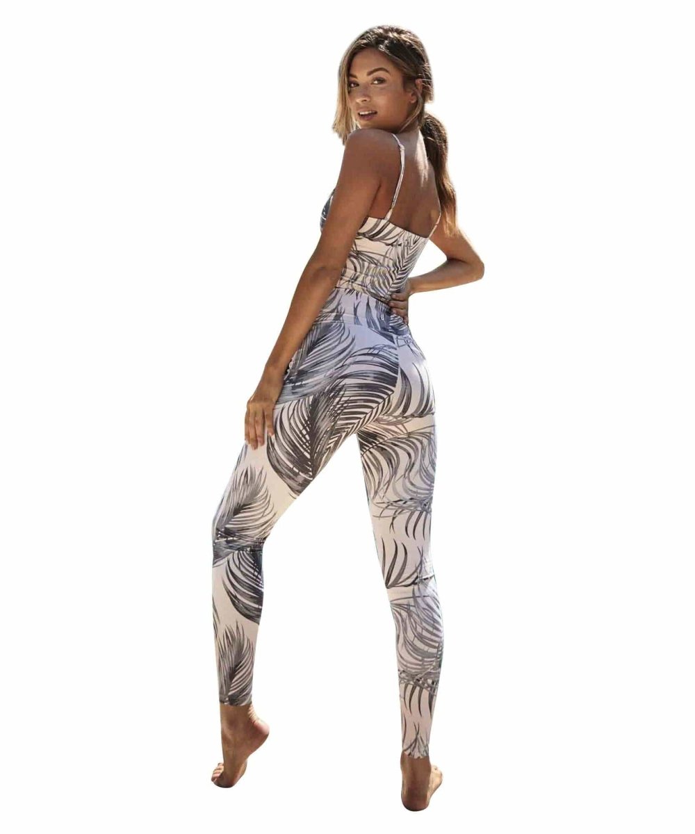 Perfect High Waisted Legging, Palm - miamidrugpossession