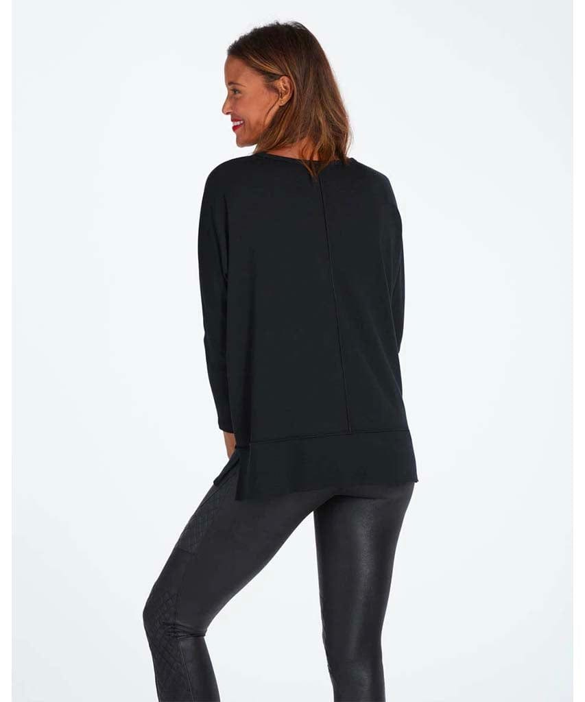 Perfect Length Top Dolman Top Very Black - miamidrugpossession